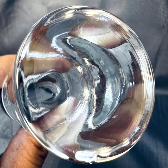 90s Sasaki Japan Colonnade Crystal Goblet VTG Blown Glass Poland Replacement - Picture 7 of 10